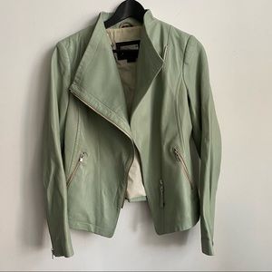 Mackage Lamb Leather Biker Jacket